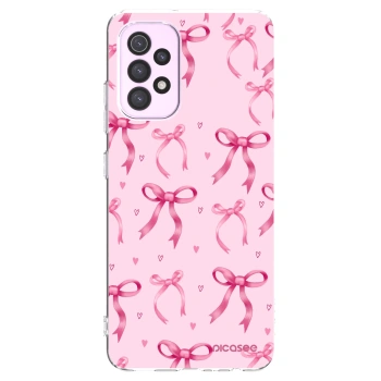 Picasee silikonowe przeźroczyste etui na Samsung Galaxy A32 5G A326B - Bow Aesthetic
