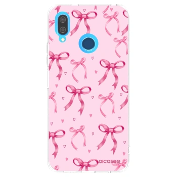 Picasee silikonowe przeźroczyste etui na Huawei P20 Lite - Bow Aesthetic