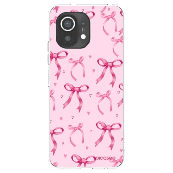 Picasee silikonowe przeźroczyste etui na Xiaomi Mi 11 - Bow Aesthetic