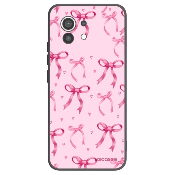 Picasee silikonowe czarne etui na Xiaomi Mi 11 - Bow Aesthetic