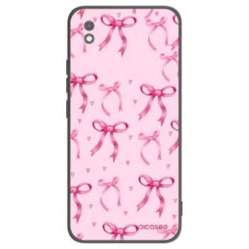 Picasee silikonowe czarne etui na Xiaomi Redmi 9AT - Bow Aesthetic