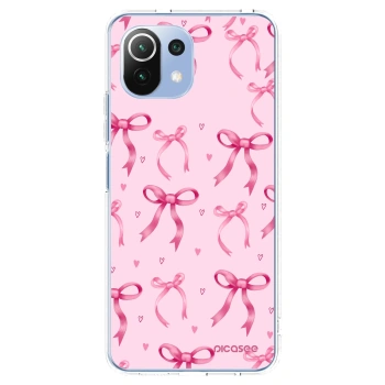 Picasee silikonowe przeźroczyste etui na Xiaomi Mi 11 Lite - Bow Aesthetic