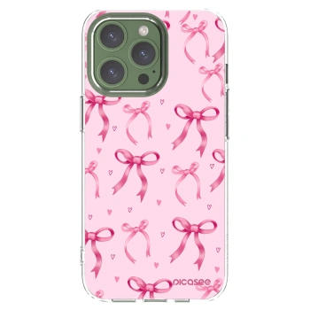Picasee silikonowe przeźroczyste etui na Apple iPhone 13 Pro - Bow Aesthetic