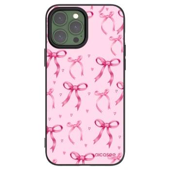 Picasee silikonowe czarne etui na Apple iPhone 13 Pro Max - Bow Aesthetic