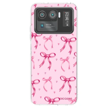 Picasee silikonowe przeźroczyste etui na Xiaomi Mi 11 Ultra - Bow Aesthetic