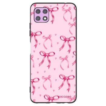 Picasee silikonowe czarne etui na Samsung Galaxy A22 A226B 5G - Bow Aesthetic