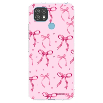 Picasee silikonowe przeźroczyste etui na Realme C21 - Bow Aesthetic