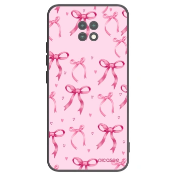 Picasee silikonowe czarne etui na Xiaomi Redmi Note 9T - Bow Aesthetic