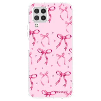 Picasee silikonowe przeźroczyste etui na Samsung Galaxy A22 A225F 4G - Bow Aesthetic
