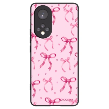 Picasee silikonowe czarne etui na Huawei Nova 9 - Bow Aesthetic