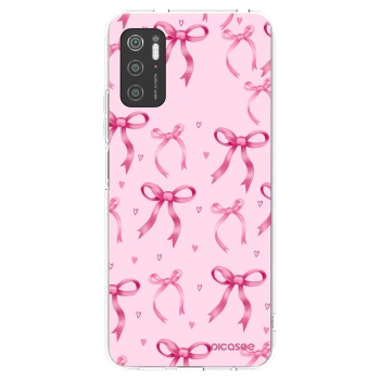 Picasee silikonowe przeźroczyste etui na Xiaomi Poco M3 Pro 5G - Bow Aesthetic