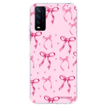 Picasee silikonowe przeźroczyste etui na Vivo Y11s - Bow Aesthetic