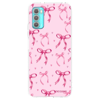 Picasee silikonowe przeźroczyste etui na Motorola Moto G60 - Bow Aesthetic