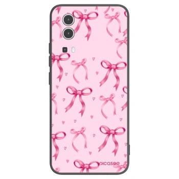 Picasee silikonowe czarne etui na Vivo Y72 5G - Bow Aesthetic