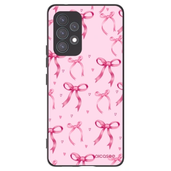 Picasee silikonowe czarne etui na Samsung Galaxy A53 5G A536 - Bow Aesthetic
