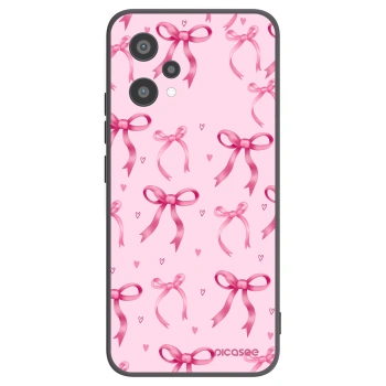 Picasee silikonowe czarne etui na Realme 9 Pro 5G - Bow Aesthetic