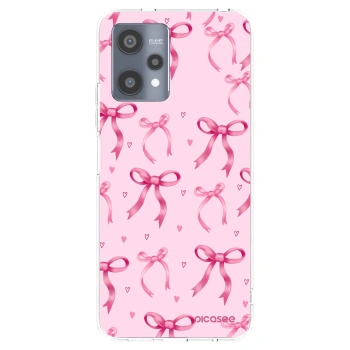 Picasee silikonowe przeźroczyste etui na Realme 9 Pro 5G - Bow Aesthetic