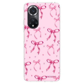 Picasee silikonowe przeźroczyste etui na Huawei Nova 9 SE - Bow Aesthetic