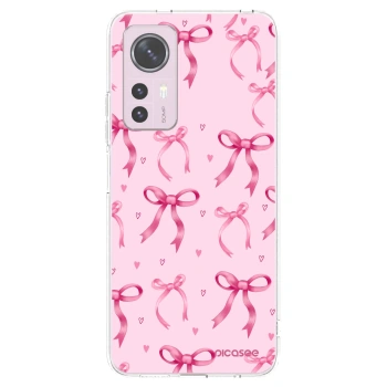 Picasee silikonowe przeźroczyste etui na Xiaomi 12 - Bow Aesthetic