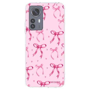 Picasee silikonowe przeźroczyste etui na Xiaomi 12 Pro - Bow Aesthetic