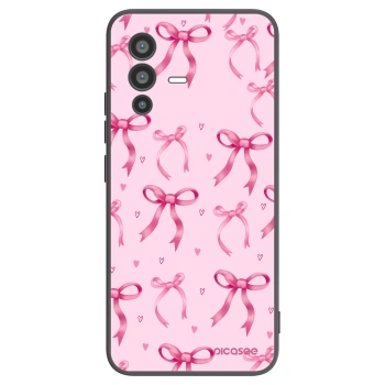 Picasee silikonowe czarne etui na Vivo V23 5G - Bow Aesthetic