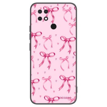 Picasee silikonowe czarne etui na Xiaomi Redmi 10C - Bow Aesthetic