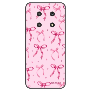 Picasee silikonowe czarne etui na Honor Magic4 Lite 5G - Bow Aesthetic