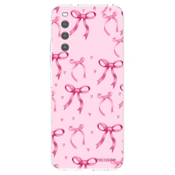 Picasee silikonowe przeźroczyste etui na Sony Xperia 10 IV 5G - Bow Aesthetic