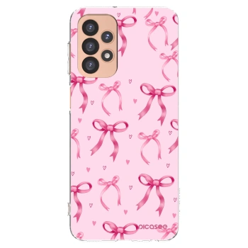 Picasee silikonowe przeźroczyste etui na Samsung Galaxy A23 A236B 5G - Bow Aesthetic