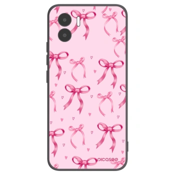 Picasee silikonowe czarne etui na Xiaomi Redmi A1 - Bow Aesthetic