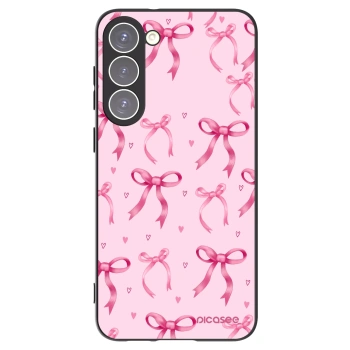 Picasee silikonowe czarne etui na Samsung Galaxy S23+ 5G - Bow Aesthetic