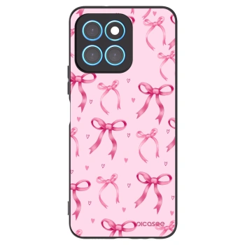 Picasee silikonowe czarne etui na Honor X6 - Bow Aesthetic
