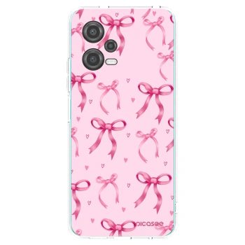 Picasee silikonowe przeźroczyste etui na Xiaomi Poco X5 - Bow Aesthetic