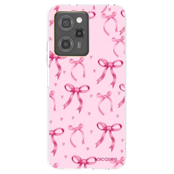 Picasee silikonowe czarne etui na Xiaomi Poco X5 Pro - Bow Aesthetic
