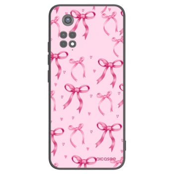 Picasee silikonowe czarne etui na Xiaomi Redmi Note 11S 5G - Bow Aesthetic