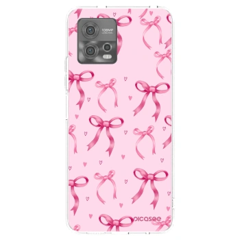 Picasee silikonowe przeźroczyste etui na Motorola Moto G72 - Bow Aesthetic