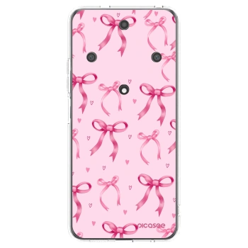 Picasee silikonowe przeźroczyste etui na Honor Magic5 Lite 5G - Bow Aesthetic