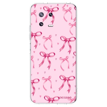 Picasee silikonowe przeźroczyste etui na Xiaomi 13 Pro - Bow Aesthetic