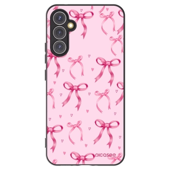 Picasee silikonowe czarne etui na Samsung Galaxy A34 5G A346B - Bow Aesthetic