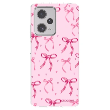 Picasee silikonowe przeźroczyste etui na Xiaomi Redmi Note 12 Pro+ 5G - Bow Aesthetic