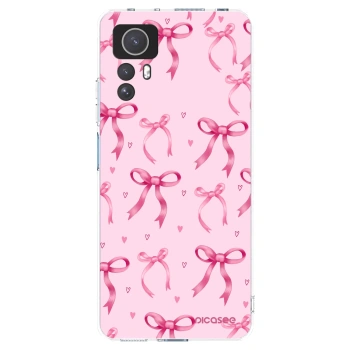 Picasee silikonowe przeźroczyste etui na Xiaomi Redmi Note 12S - Bow Aesthetic