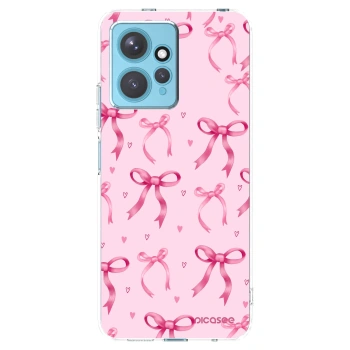 Picasee silikonowe przeźroczyste etui na Xiaomi Redmi Note 12 4G - Bow Aesthetic