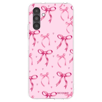 Picasee silikonowe przeźroczyste etui na Samsung Galaxy A04s A047F - Bow Aesthetic