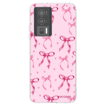 Picasee silikonowe przeźroczyste etui na Xiaomi Poco F5 Pro 5G - Bow Aesthetic
