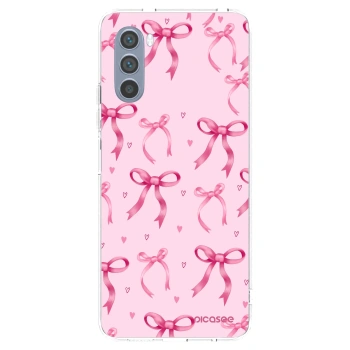 Picasee silikonowe przeźroczyste etui na Motorola Moto G62 - Bow Aesthetic