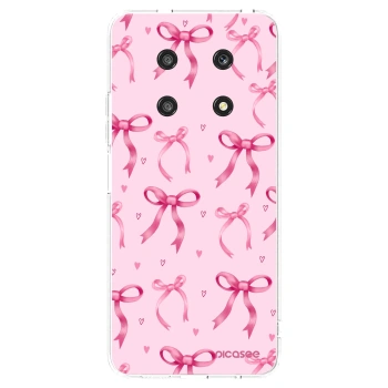 Picasee silikonowe przeźroczyste etui na Honor Magic4 Lite 5G - Bow Aesthetic