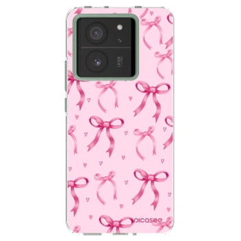 Picasee silikonowe przeźroczyste etui na Xiaomi 13T Pro - Bow Aesthetic