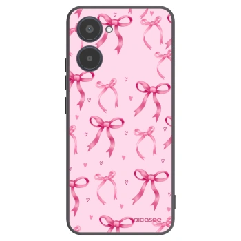 Picasee silikonowe czarne etui na Realme 10 4G - Bow Aesthetic