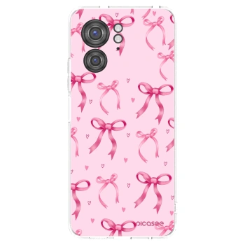Picasee silikonowe przeźroczyste etui na Motorola Edge 40 - Bow Aesthetic
