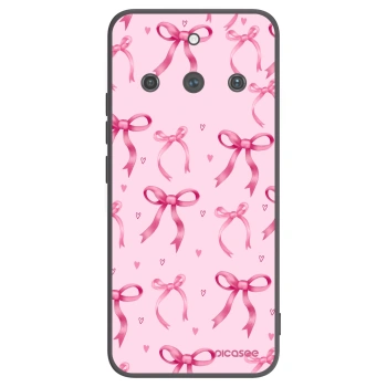 Picasee silikonowe czarne etui na Realme 11 Pro+ - Bow Aesthetic